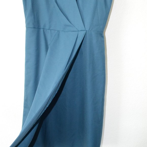 Pendleton 100% Virgin Wool Dress Faux Wrap Style Sleeveless Size 8 - Picture 4 of 12